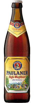 Das Bier Paulaner Hefe-Weißbier Dunkel wird hier als Produktbild gezeigt.
