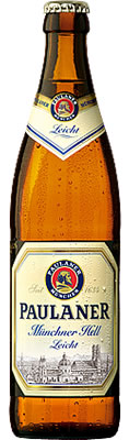 Das Bier Paulaner Original Münchner Hell Leicht wird hier als Produktbild gezeigt.