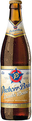 Das Bier Pschorr-Bräu Dunkle Weisse wird hier als Produktbild gezeigt.