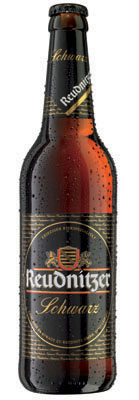 Das Bier Reudnitzer Schwarzbier wird hier als Produktbild gezeigt.