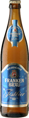 Das Bier Riedbacher Franken Bräu Festbier wird hier als Produktbild gezeigt.