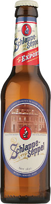Das Bier Schlappeseppel Export wird hier als Produktbild gezeigt.