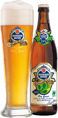 Das Bier Schneider Weisse - Tap 4 - Festweisse (ehem.: Mein Grünes) wird hier als Produktbild gezeigt.