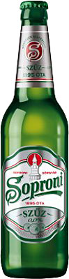 Das Bier Soproni Szűz 0,0% wird hier als Produktbild gezeigt.