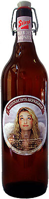 Das Bier Stiegl Monatsbier Weihnachts-Honigbier wird hier als Produktbild gezeigt.