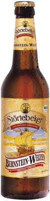 Das Bier Störtebeker Bio Bernstein-Weizen wird hier als Produktbild gezeigt.