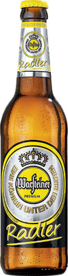 Das Bier Warsteiner Premium Radler wird hier als Produktbild gezeigt.