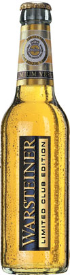 Das Bier Warsteiner Premium Verum (Pilsener) wird hier als Produktbild gezeigt.
