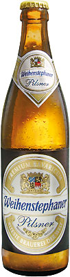 Das Bier Weihenstephan Pilsner wird hier als Produktbild gezeigt.