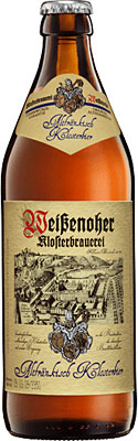 Das Bier Weißenoher Klosterbier Altfränkisches Klosterbier wird hier als Produktbild gezeigt.
