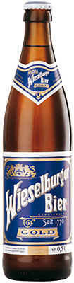 Das Bier Wieselburger Bier Gold wird hier als Produktbild gezeigt.