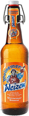 Das Bier Woinemer Weizen wird hier als Produktbild gezeigt.